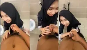 Ngentot diam-diam bareng teman sekelas di toilet