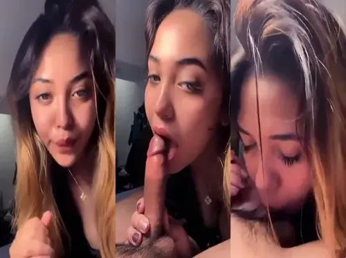 Cewek cakep ngisep kontol sampe merem keenakan Cewek cakep ngisep kontol sampe merem keenakan